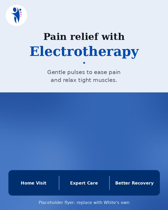 Placeholder flyer: electrotherapy
